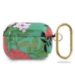 Tagakaaned Guess  Guess GUACAPTPUBKFL01 AirPods Pro cover green/green N.1 Flower Collection