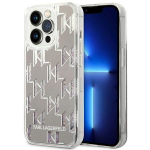 Tagakaaned Karl Lagerfeld  Karl Lagerfeld KLHCP14LLMNMS iPhone 14 Pro 6.1 "hardcase silver / silver Liquid Glitter Monogram