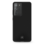 Tagakaaned Mercedes-Benz  Mercedes Silicone Line Case for Samsung Galaxy S21 Ultra - Black