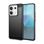 Tagakaaned Hurtel  Carbon Case for Xiaomi Redmi Note 13 5G - black