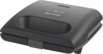 R&ouml;ster GORENJE  Sandwich maker SM703GCB 700 W, Number of plates 3, Number of pastry 2, Black