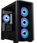 Arvuti korpus Asus Case||A23 PLUS|MidiTower|Case product features Transparent panel|MicroATX|MiniITX|Colour Black|A23PLUSTG/ARGBBLACK