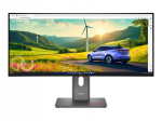 Monitorid Lenovo ThinkVision | P34WD-40 | 34 " | IPS | 21:9 | 120 Hz | 4 ms | 3440x1440 pixels | 350 cd/m&sup2; | HDMI ports quantity 1 | Eclipse black | Warranty 36 month(s)