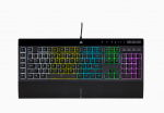 Arvuti klaviatuur Corsair K55 RGB PRO Gaming keyboard, RGB LED light, US, Wired, Black