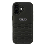 Tagakaaned Audi  Audi Synthetic Leather iPhone 16 6.1" black/black hardcase AU-TPUPCIP16-GT/D2-BK