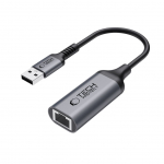 Muud kaubad Tech-Protect Tech-Protect UltraBoost USB-A 3.0 / Ethernet RJ45 1000Mbps Adapter - Black