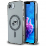 Muud kaubad Karl Lagerfeld  Karl Lagerfeld IML Metal Karl & Choupette Heads MagSafe iPhone 16e Case - Black