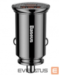 Autolaadijad Baseus Universal Circular PPS smart car charger with USB Quick Charge 4.0 QC 4.0 and USB-C PD 3.0 SCP ports Black