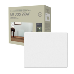 Radiaator Mill  Color Panel Heater | COLOR250 | Panel Heater | 250 W | Suitable for rooms up to 2-5 m&sup2; | Matte White | IPX4