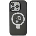 Tagakaaned Karl Lagerfeld  Karl Lagerfeld Ring Stand Karl&Choupette MagSafe case for iPhone 11 / Xr - black