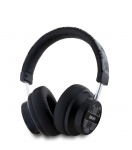 &Uuml;leminek DKNY - DKNY PU Leather Checkered Pattern Wireless Headphone Black