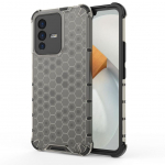 Tagakaaned Hurtel - Honeycomb case armored cover with a gel frame Vivo V23 5G black