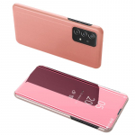 Tagakaaned Hurtel  Clear View Case flip cover for Samsung Galaxy A73 pink