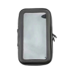 Tagakaaned Hurtel - Bike Phone waterproof Mount, Universal Case Bicycle & Motorcycle Phone Holder Mount Size XL (max phone size: 165 mm x 80 mm) black (without handlebar mounting)