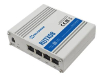 Ruuterid Teltonika  Industrial Router  RUTX08 No Wi-Fi, 10/100/1000 Mbit/s, Ethernet LAN (RJ-45) ports 4, 1