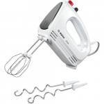 Mikserid ja blenderid Bosch  Hand Mixer MFQ22100 CleverMixx 375 W, Number of speeds 4, Turbo mode, White/Dark Grey