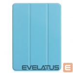 Kaaned iLike Galaxy Tab A9 Plus X210 Tri-Fold Eco-Leather Stand Case Sky Blue