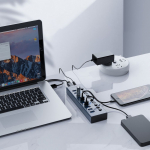 &Uuml;leminek Orico  Orico BT2U3-13AB Hub 13x USB-A 3.0 with switches - gray