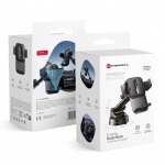Puutepliiats Forcell  Car phone holder Forcell F-Grip Guardian windshield / dashboard black