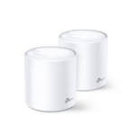 Ruuterid TP-Link AX3000 Whole Home Mesh Wi-Fi 6 System Deco X60 (2-pack) 802.11ax, 2402+574 Mbit/s, 10/100/1000 Mbit/s, Ethernet LAN (RJ-45) ports 2, Mesh Support Yes, MU-MiMO Yes, Antenna type 4xInternal per Deco uni