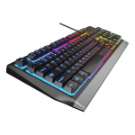 Arvuti klaviatuur Genesis Rhod 300 RGB Gaming keyboard, RGB LED light, US, Black, Wired