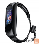 Rihm iLike Metal band bracelet strap for Xiaomi Mi Band 6 / 5 / 4 / 3 Black