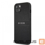 Tagakaaned Guess Apple iPhone 13 Mini PU Leather Saffiano Case Black
