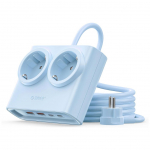 Muu arvutitarvik Orico  Orico PDC25 25W 6in1 Power Strip 2x AC + 2x USB-A + 2x USB-C - Blue