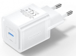 Laadijad ja juhtmed Vention MOBILE CHARGER WALL 20W USB-C/1P WHITE FEPW0-EU