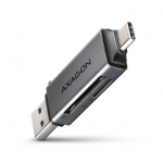 M&auml;lukaardid Axagon MEMORY READER USB-C+USB3.2 2SL/SD/MICROSD CRE-DAC