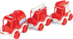 M&auml;nguasjad wader  Kid Cars - Fire engine 3 cars set
