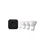 Teine toode Philips  Philips Hue Starter set: 3 GU10 bulbs  dimmer switch  Hue Bridge Pro  GU10  Zigbee  Wi-Fi  Bluetooth