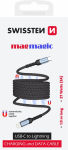 Kaabel swissten  Swissten Magnētiskais Pa&scaron;tino&scaron;ais USB-C / Lightning Datu Kabelis 1m (8595217487277)