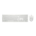 Arvuti klaviatuur Dell Dell Pro Wireless Keyboard and Mouse - KM5221W - US International (QWERTY) - White