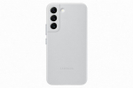 Tagakaaned Samsung Galaxy S22 Leather Cover Light Gray