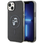 Tagakaaned Karl Lagerfeld  Karl Lagerfeld Karl&Choupette Glitter MagSafe case for iPhone 15 Plus - black