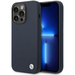 Tagakaaned BMW Case BMW BMHMP14XSILNA iPhone 14 Pro Max 6.7" navy blue/navy Silicone Metal Logo MagSafe