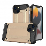 Tagakaaned Hurtel - Hybrid Armor Case Tough Rugged Cover for iPhone 13 mini golden