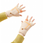 Jalgratta tarvik Hurtel  Women's/children's winter phone gloves - white