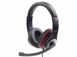 Juhtmevabad k&otilde;rvaklapid Gembird Stereo headset, &laquo;Los Angeles&raquo; + microphone, passive noise canceling Black, 3.5 mm