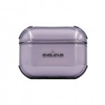 Korpus k&otilde;rvaklappidele Evelatus Apple AirPods 3 TPU Protective Case Transparent Purple