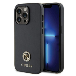 Tagakaaned Guess  Guess GUHCP15LPS4DGPK iPhone 15 Pro 6.1" black/black hardcase Strass Metal Logo