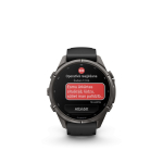 Nutikell Garmin FEnix 9 Pro &ndash; inReach, 43mm, Carbon Gray DLC Titanium with Black/Pebble Grey Silicone Band