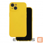 Tagakaaned iLike Apple iPhone 12 / 12 Pro 6,1 Silicon case Yellow