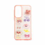 Tagakaaned iLike Samsung Galaxy A35 EPOXY CARTOON COVER White Pink