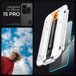 Kaitseklaasid Spigen  Spigen Glas.tR EZ Fit tempered glass for iPhone 15 Pro - 2 pcs.