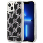 Tagakaaned Karl Lagerfeld  Karl Lagerfeld KLHCP14SLMNMK iPhone 14 6.1 "hardcase black / black Liquid Glitter Monogram