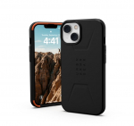 Tagakaaned Urban Armor Gear  UAG Urban Armor Gear case CIVILIAN compatible with MagSafe for IPHONE 14 Plus black