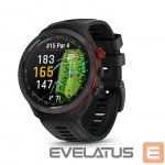 Nutikell Garmin Approach S70 - 47 mm Black/Red Ceramic Bezel with Black Silicone Band