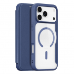 Tagakaaned Dux Ducis Dux Ducis Skin X Pro iPhone 17 Pro Max Case with Wallet, MagSafe Compatible - Blue